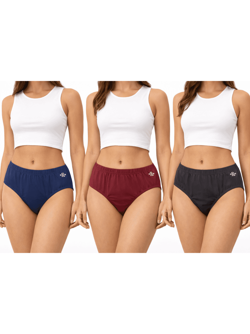 Women’s Panties Pack  of  3 |  Multi-Colour 