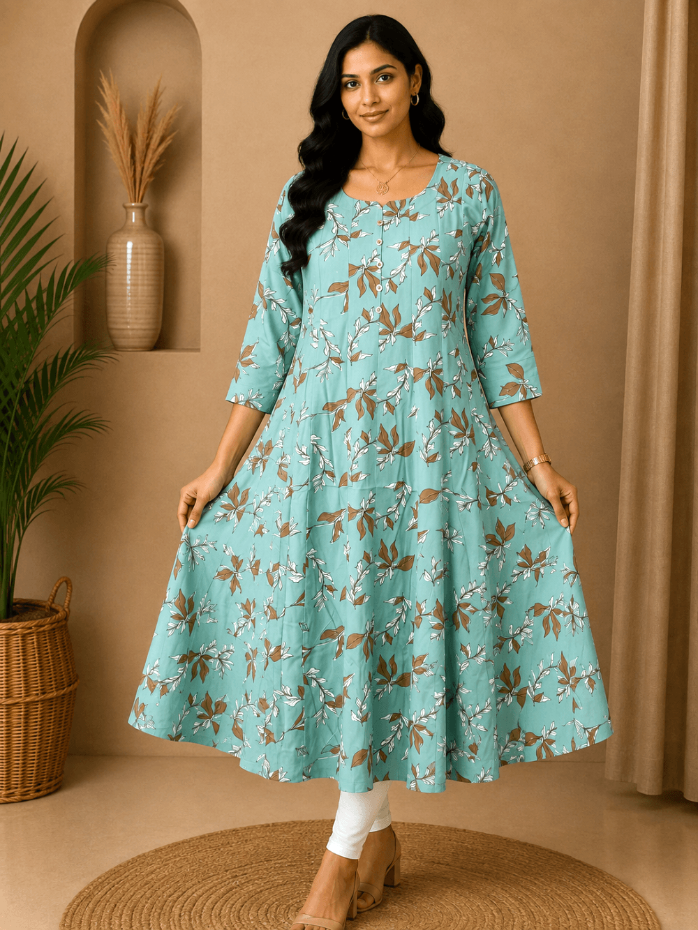XL06Umbrella Kurtis