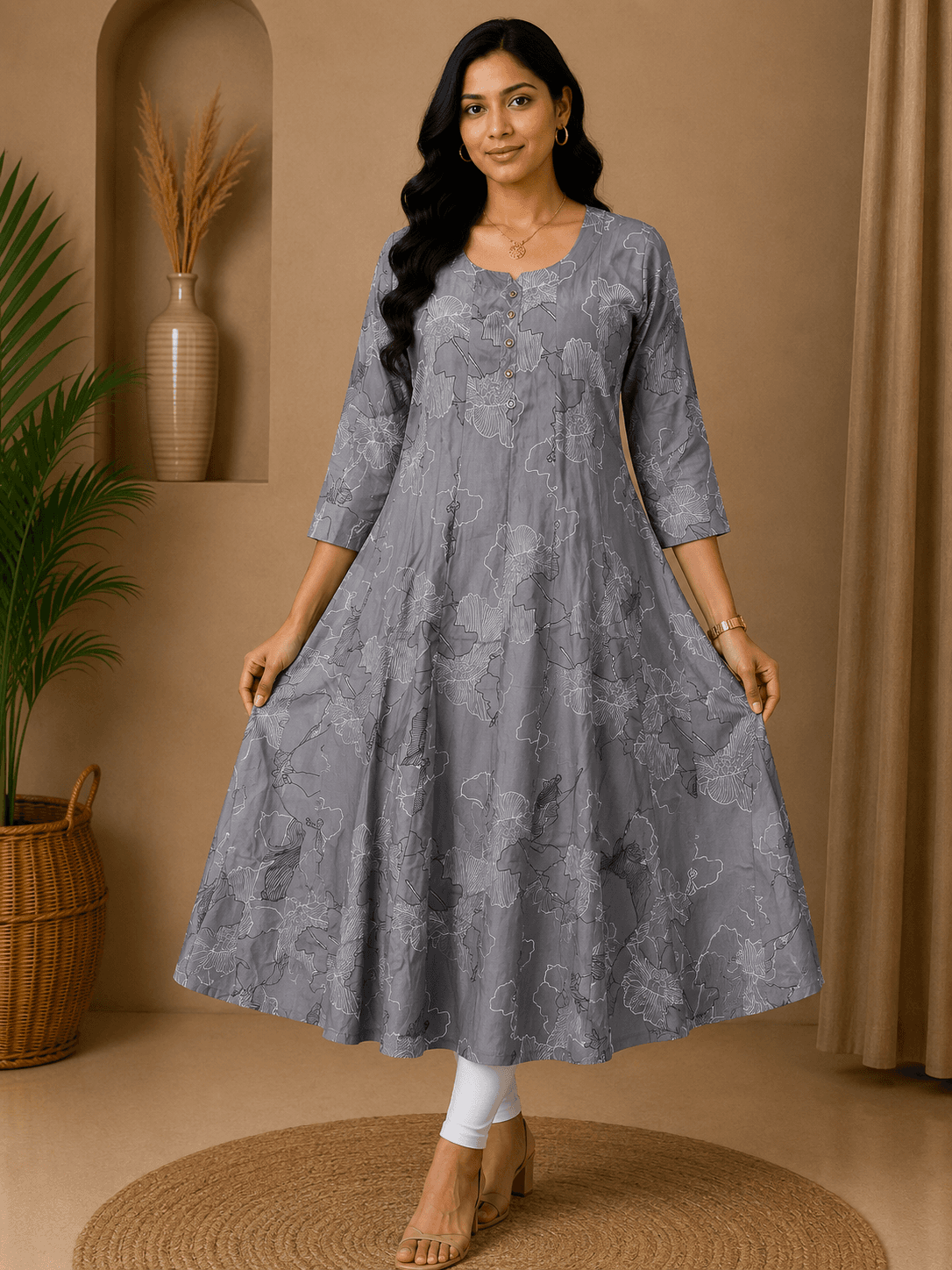 XL07Umbrella Kurtis