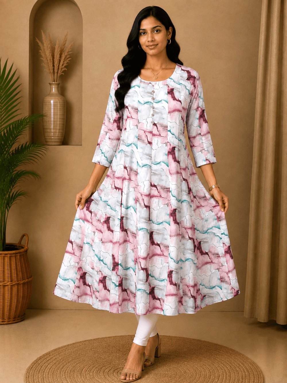 XL08Umbrella Kurtis